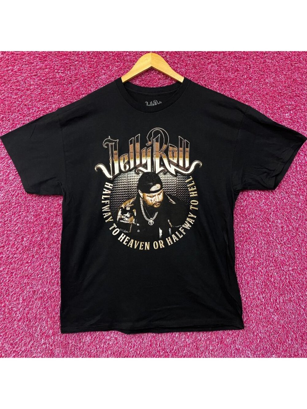 Jelly Roll Halfway To Hell Whitsitt Chapel Album T-Shirt  XL